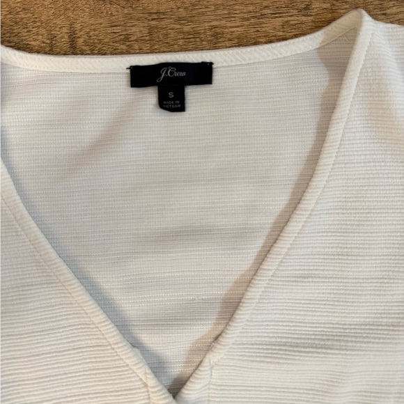 J. Crew Ivory Button-Front Tank Top-Small - Picture 5 of 5